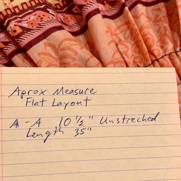 Island Life Floral Tube Top Midi Dress Size Small - Picture 9 of 9